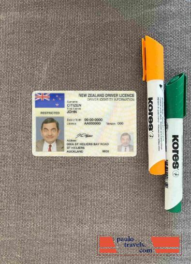 New Zealand DL photolook FRONT PSD template